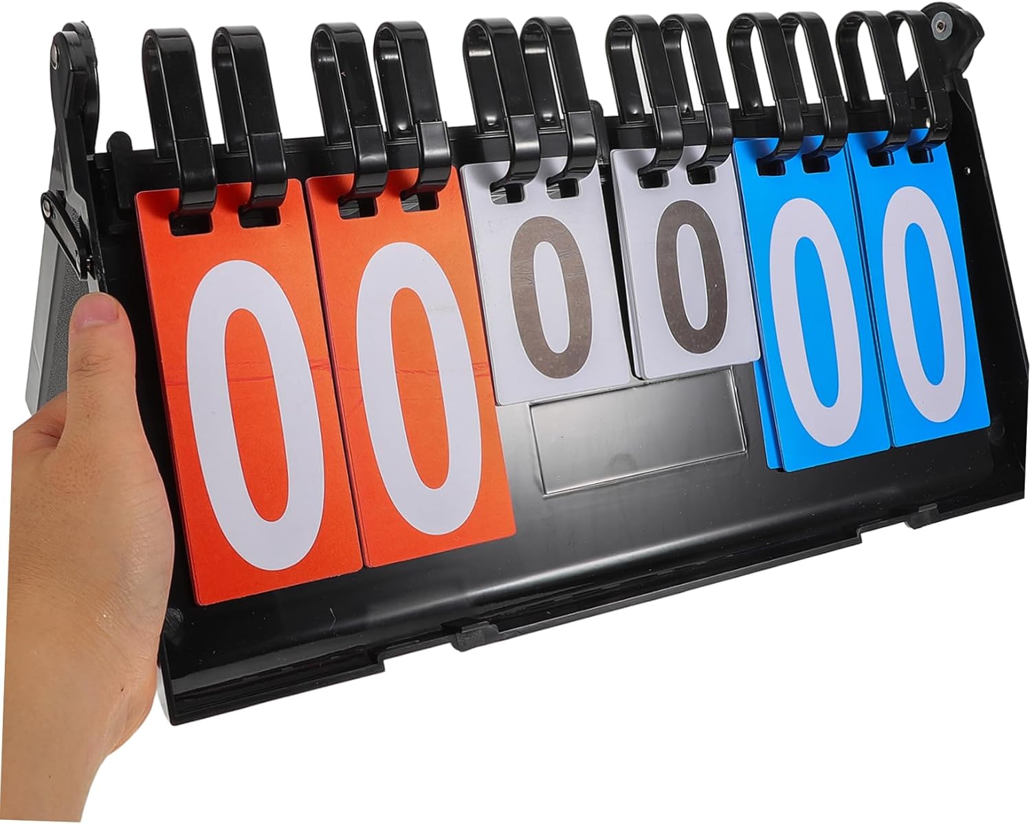 Portable Table Top Basketball Scoreboard Tennis Scorekeeper for Net Flip Scoreboard for Games
