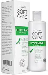 Hypcare Shampoo 300mL - Soft Care Linha Dermato By Pet Society - Para limpeza suave e hidratação ajudando a acalmar a pele reativa ou com coceira - Higiene da pele sensível ou sensibilizada, seca e extremamente ressecada de cães e gatos