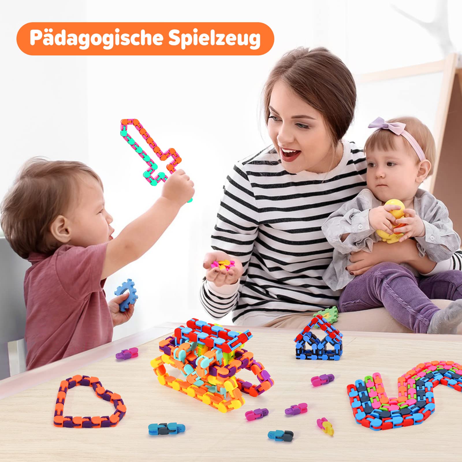 HAGOT Tic Tac Toe Schlüsselanhänger - 4 Bunte Spiele Für Kindergeburtstage & Spielzeug