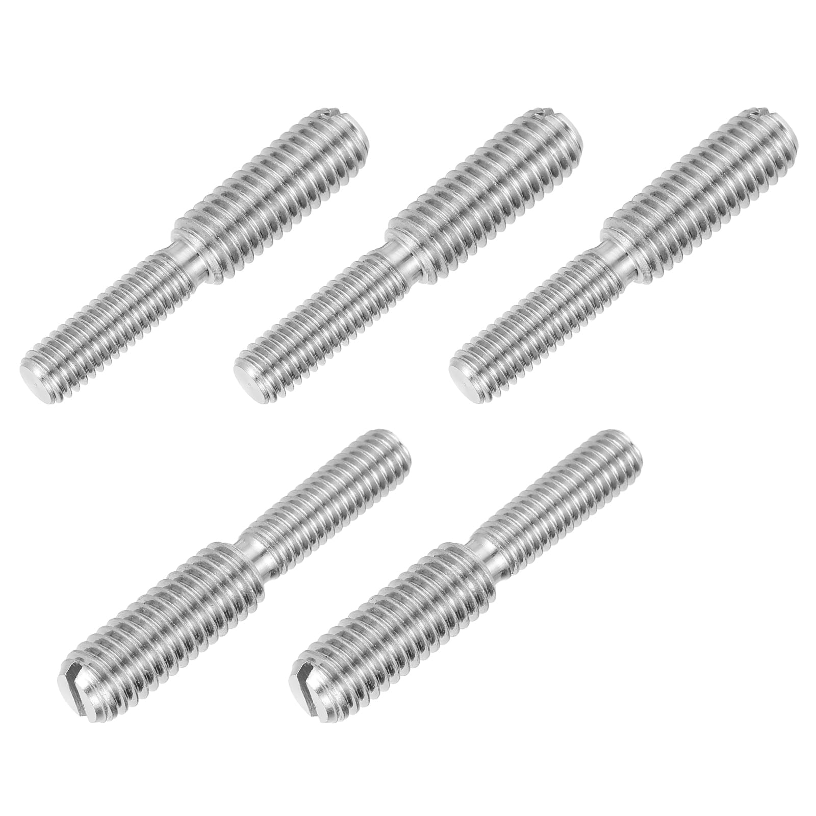PATIKIL M6x20 to M8x20 Double End Threaded Stud Screw Bolt
