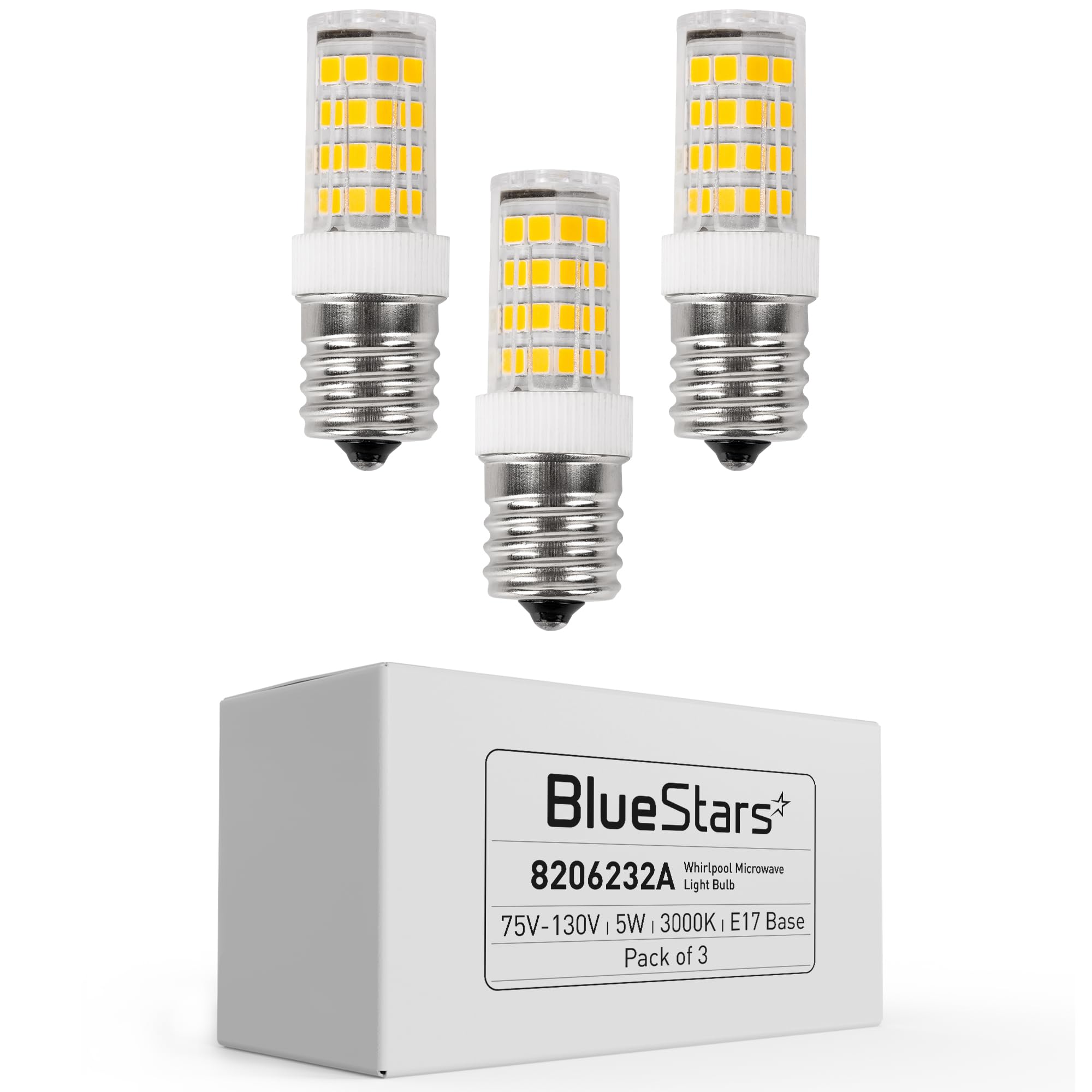 Amazon.com: BlueStars 5W E17 LED Bulbs 8206232A Microwave Light