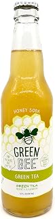 Green Bee Honey Sweetened Soda - Case of 12 (Green Tea)