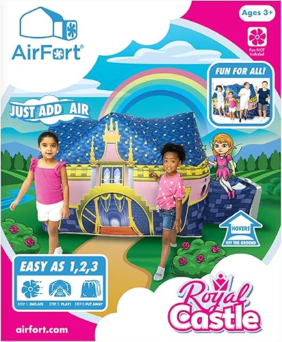 Miniatura 113 de The Original Patentado AirFort – Construye un fuerte en 30 segundos, fuerte inflable para niños, tienda de campaña de juego para 3 a 14 años, una