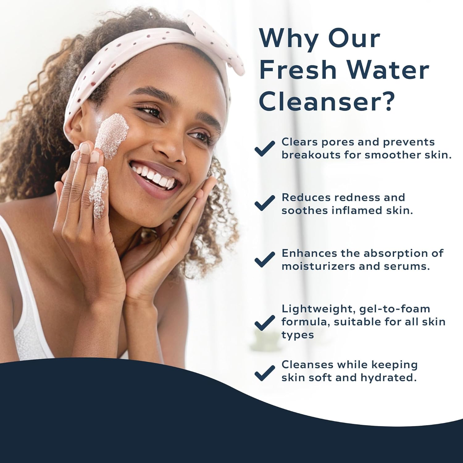 Neptune Skincare 3-Piece Bundle | Fresh Water Cleanser, Deep Sea Hydrate Moisturizer & Black Sea Mud Scrub | Deep Cleansing, Hydrating & Exfoliating | 100% Natural, EWG Verified | For All Skin Types - Image 6