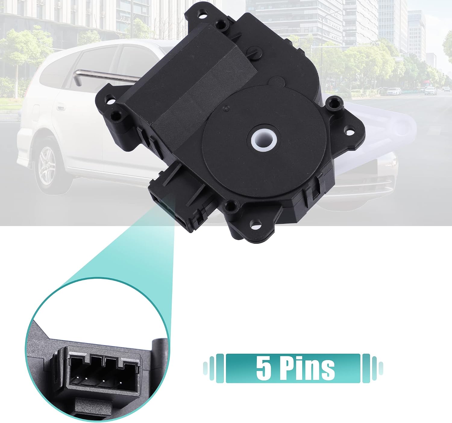 X AUTOHAUX 604-946 79160S0XA01 AC Heater Blend Door Actuator for Honda Pilot 2003-2008 for Honda Odyssey 1999-2004