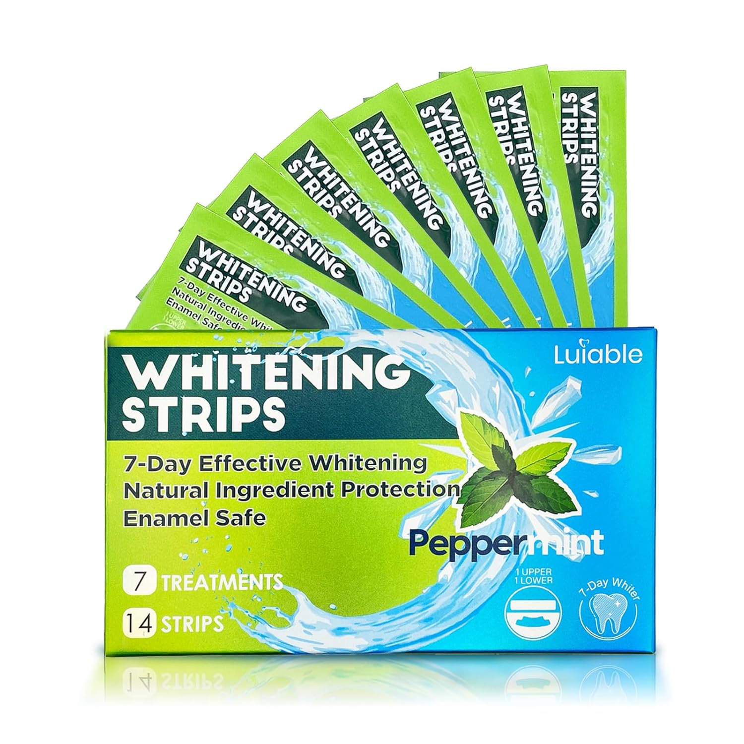Teeth Whitening Strips for Tooth White Professional Dentist Formulated Teeth Whitener