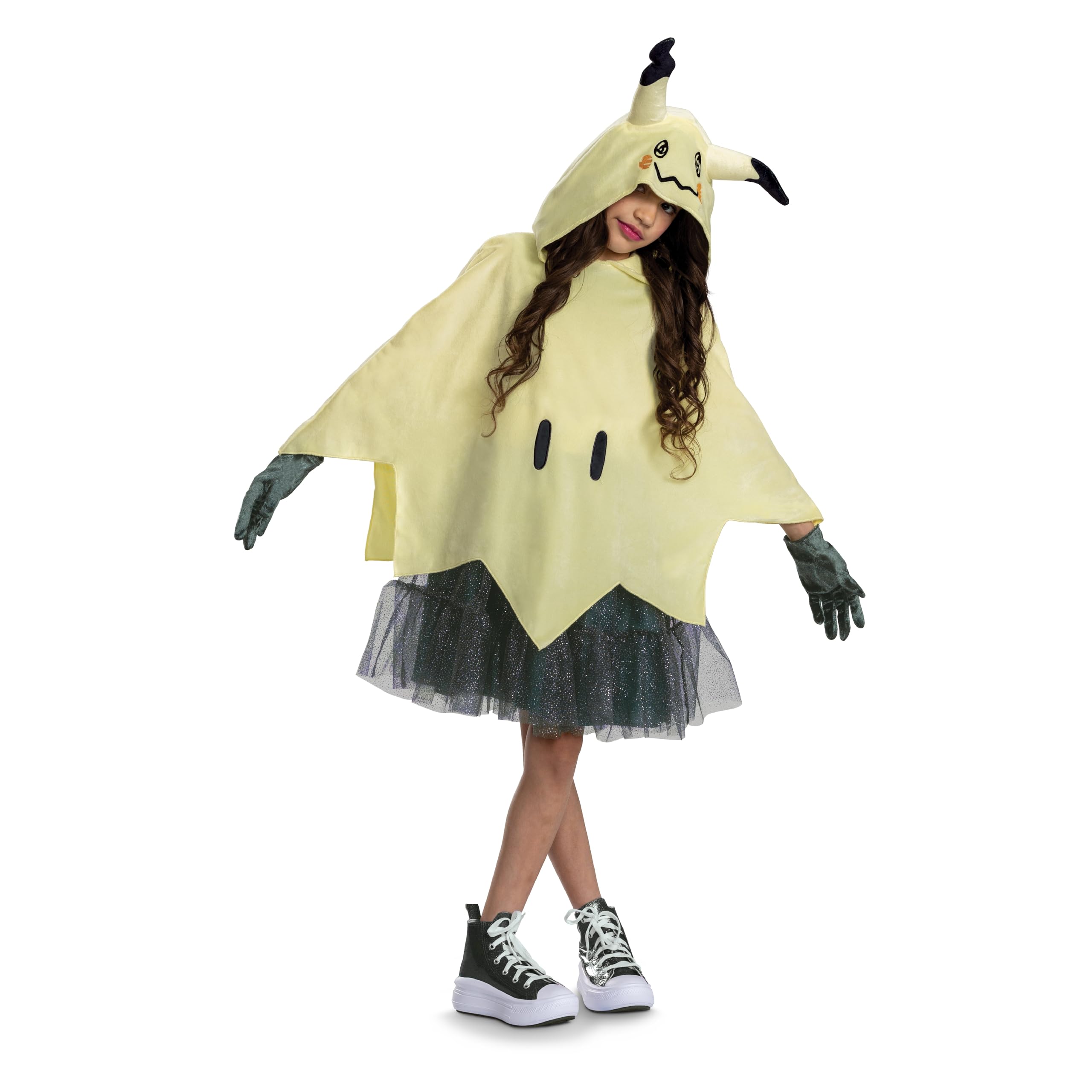 Disguise Deluxe Pokemon Mimikyu Girls Costume - Officially Licensed Nintendo Pokemon Kids Outfit