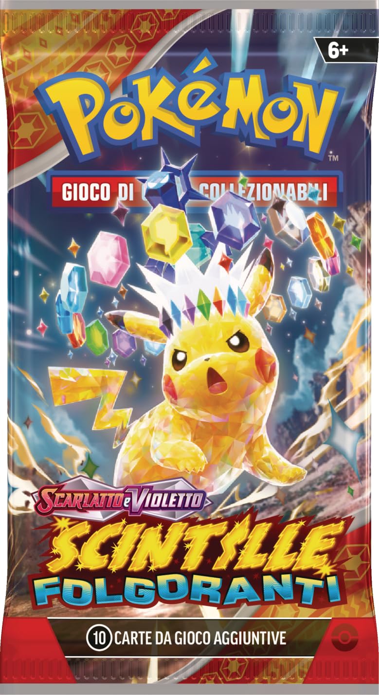 Pokémon GCC: espositore di buste dell’espansione Scarlatto e Violetto - Scintille Folgoranti, 36 buste di espansione
