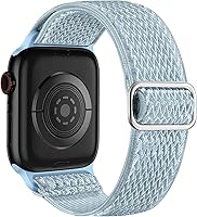 Vista 29 de Lerobo Correa de nailon elástica de bucle único para reloj, compatible con Apple Watch Series 11-1, SE/Ultra 3 2 1 38/40/41/42/44/45mm/46mm/49mm