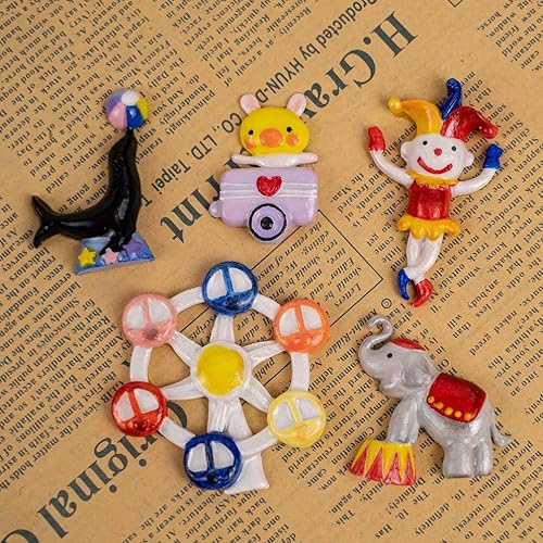 Miniatura 8 de Moldes de silicona para fondant de carnaval de circo, parque de atracciones para baby shower, decoración de pasteles de cumpleaños, decoración de