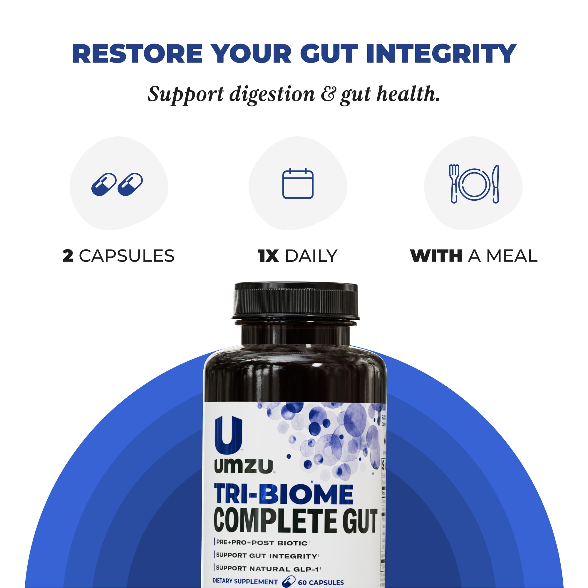 UMZU Tri-Biome Complete Probiotic Capsules, 30 Day Supply — Amazon image 7