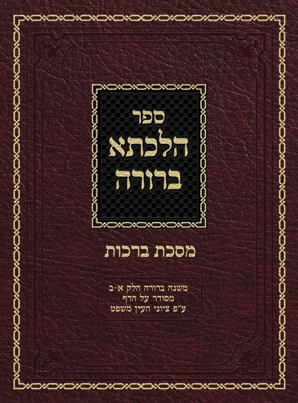 Hilchasa Berurah Berochos: Mishna Berurah Vol. 1&2 Organized by the Daf (1)