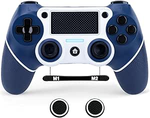 DuLingKer Wireless Controller Compatible with PS4 Pro Slim, Gaming ...