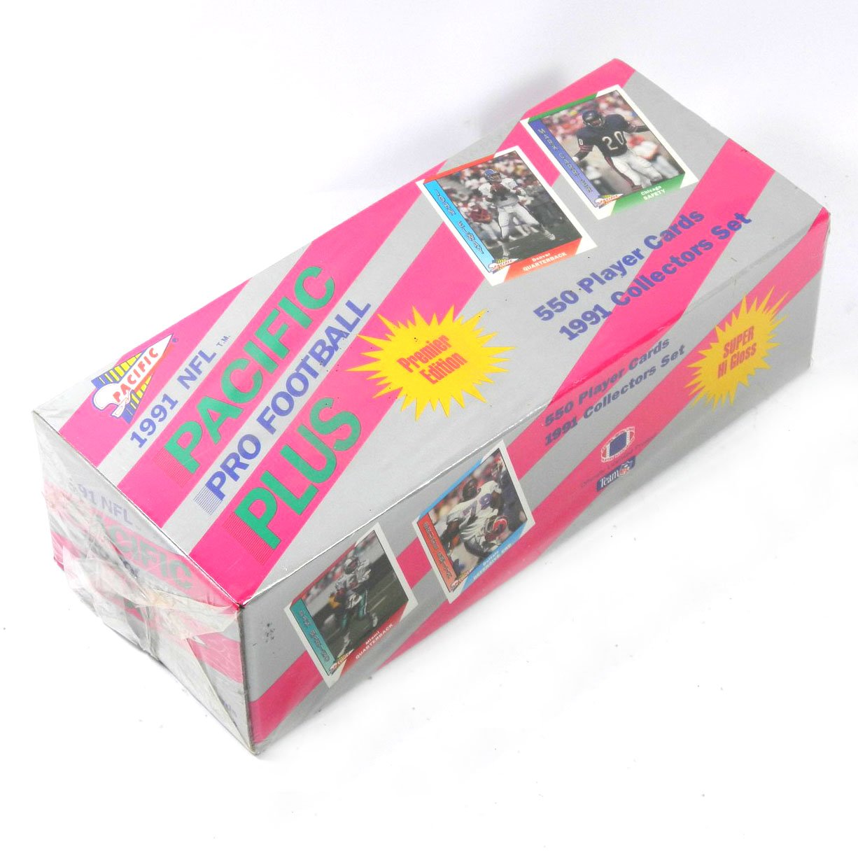 Pacific 1991 Plus NFL National Football League Factory Set of 550 Pro Player Cards