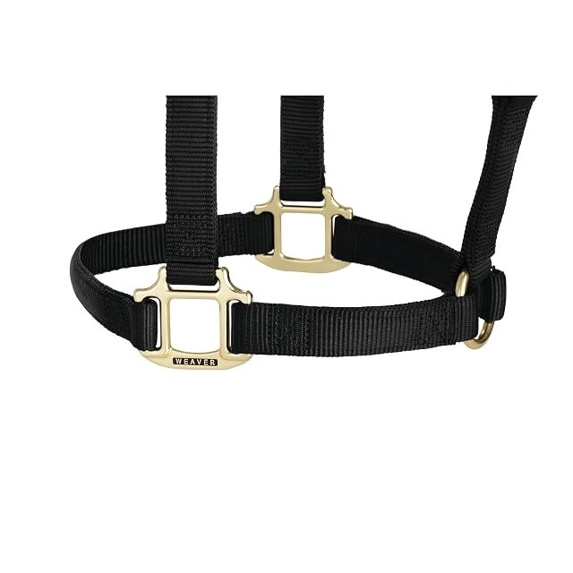 Foto 3 de 6 de Weaver Leather Original - Cabestro no Ajustable, 35-7005-BK, Negro, Average Horse