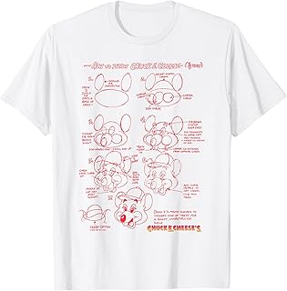 How To Draw Chuck E. Retro Tutorial Poster T-Shirt