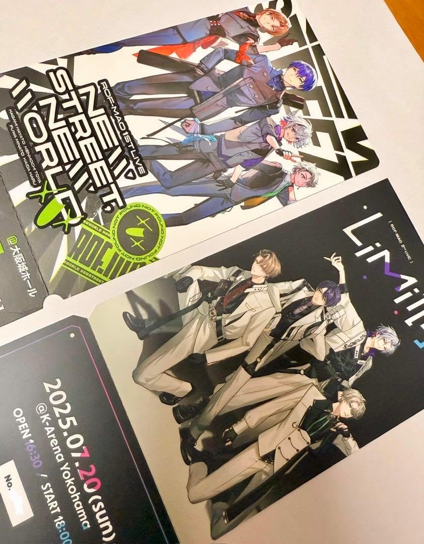 ROF-MAO ろふまお FC メモリアルチケット 2種 ろふまお ROF-MAO メモリアルチケット 2種 ROF-MAO ろふまお FC メモリアル