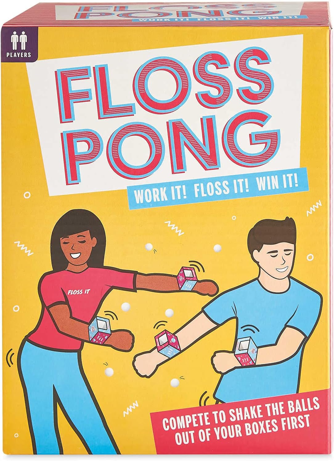 Floss Pong - Party Game - Flossing Skill Game - Ages 4+