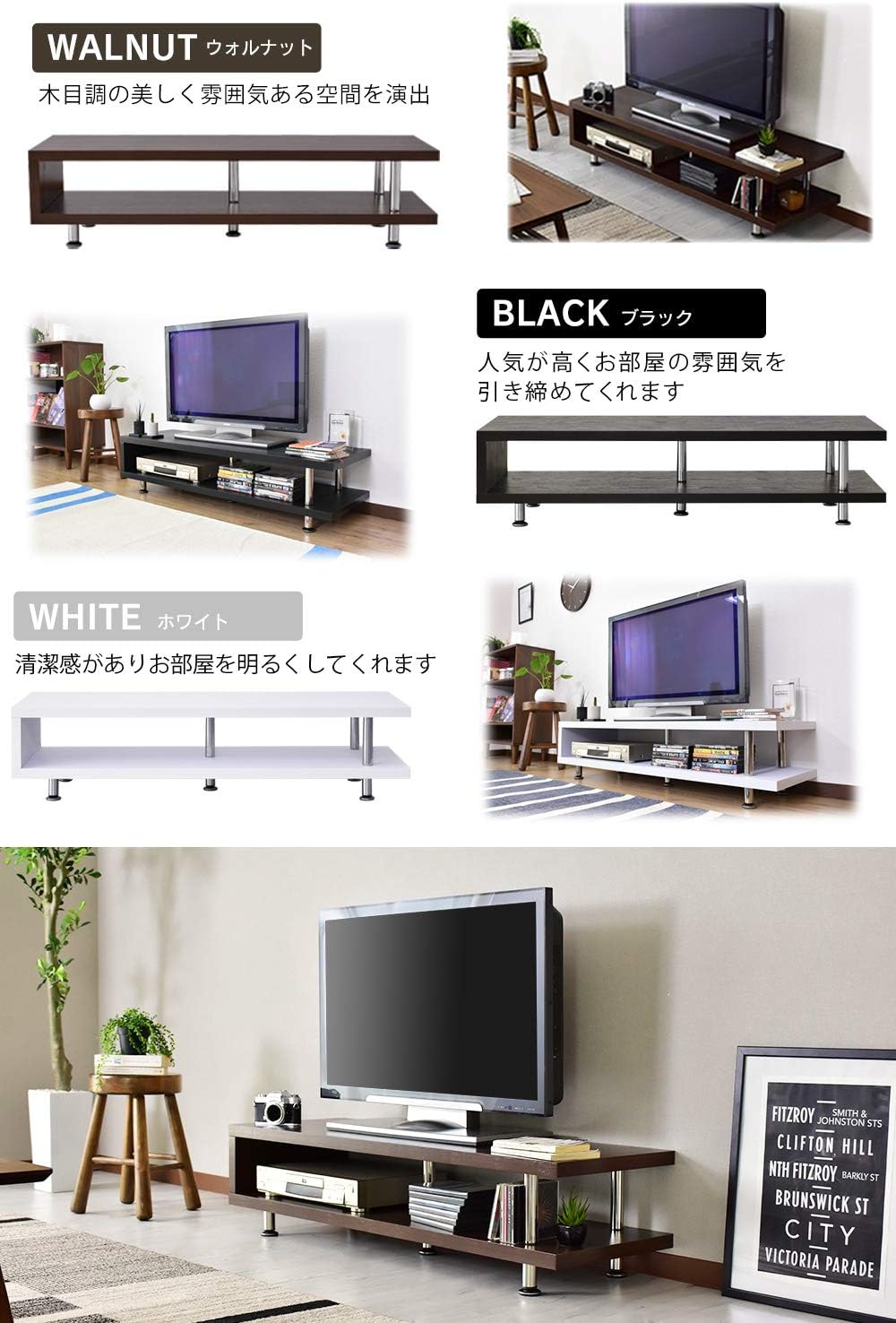 Doris 14019 TV Stand, Lowboard, TV Board, Width 47.2 inches (120 cm), Wood, Melamine, Assembly Type, Oak NEW Cortega