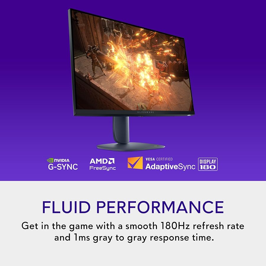 Alienware 27 Gaming Monitor AW2725DM, WQHD Fast IPS, 180Hz,, photo 3 of 4