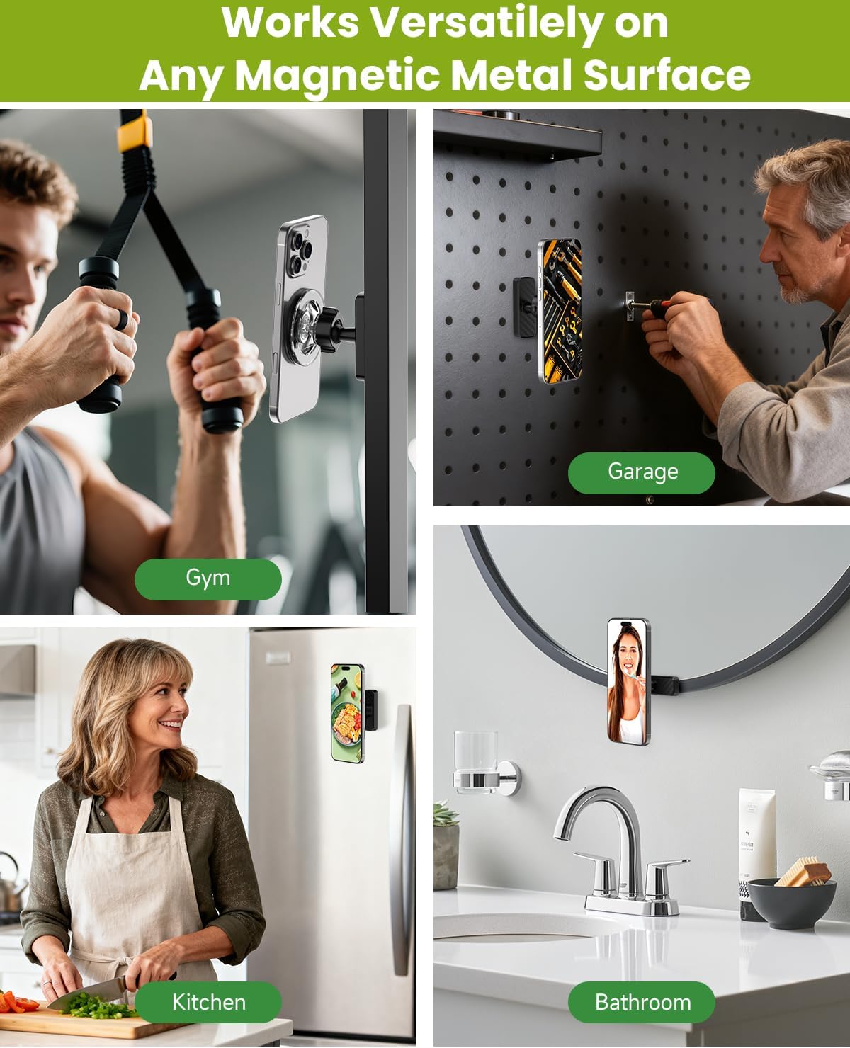 Magnetic Golf Cart Phone Holder, Mens Valentines Day Gifts for Him Husband Boyfriend, Golf Gifts for Men Dad Golfer, Golf Accessories for Mens Gifts for Valentine's Day Anniversary Birthday Gift Ideas - Image 3