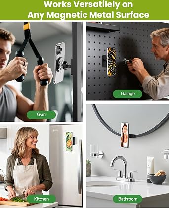 Magnetic Golf Cart Phone Holder, Fathers Day Dad Gifts for Husband from Wife, Golf Accessories for Men Golfers Daddy Grandpa Papa, Birthday Mens Dad Gifts Ideas for Fathers Day from Daughter Son Kids