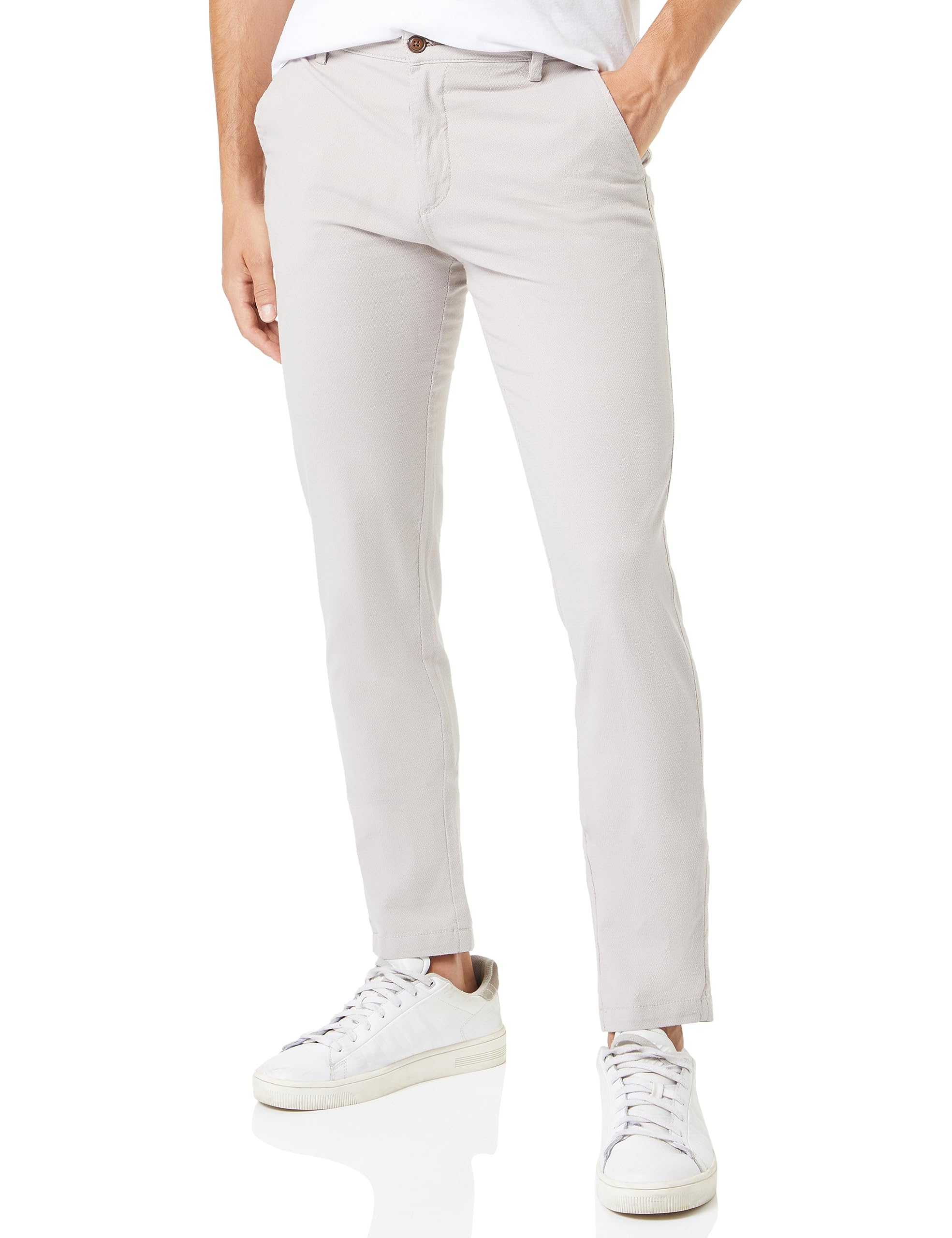 JACK & JONES Men's Jpstmarco Jjfury AKM Noos Chino Trousers, High-Rise, 34W / 34L