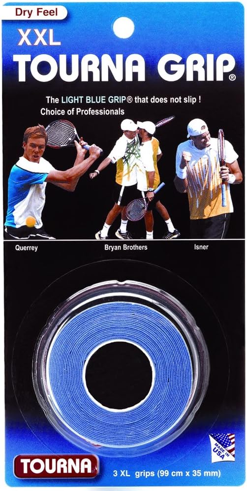 Tourna Grip XXL Original Dry Feel Tennis Grips (3/Roll Pack)