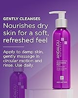 Vista 4 de Andalou Naturals - Leche limpiadora probiótica de chabacano, 6 onzas, paquete de de 1