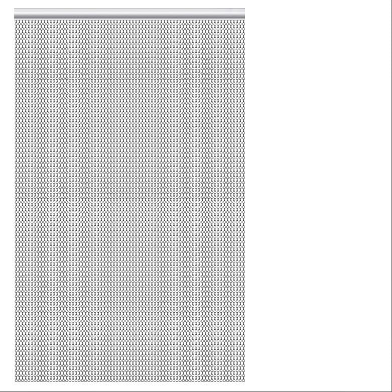 VeYocilk 90x200cm Black Aluminum Chain Fly Screen Metal Chain Curtain for Blinds Pest Control, W 78.7" x L 35.4" (1 Panels)
