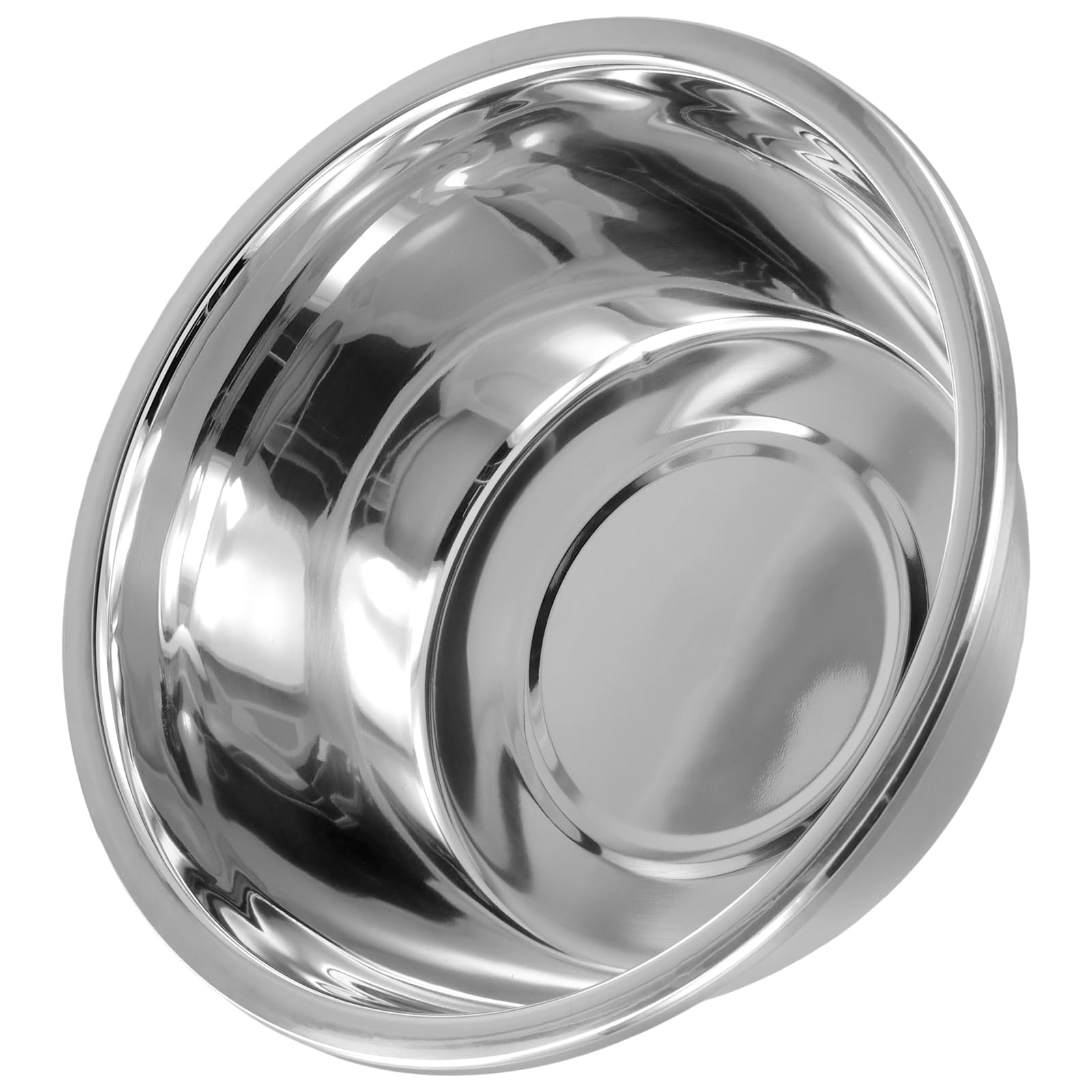 Set di 4 Colino e Ciotola in Acciaio Inox 26 cm, Scolapasta Impilabile per Riso Pasta e Verdure, Argento