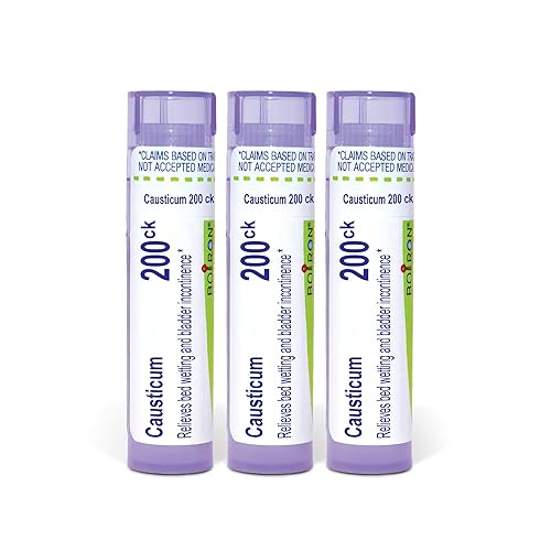 Boiron Causticum 200Ck Homeopathic Medicine for Bladder Incontinence Relief -