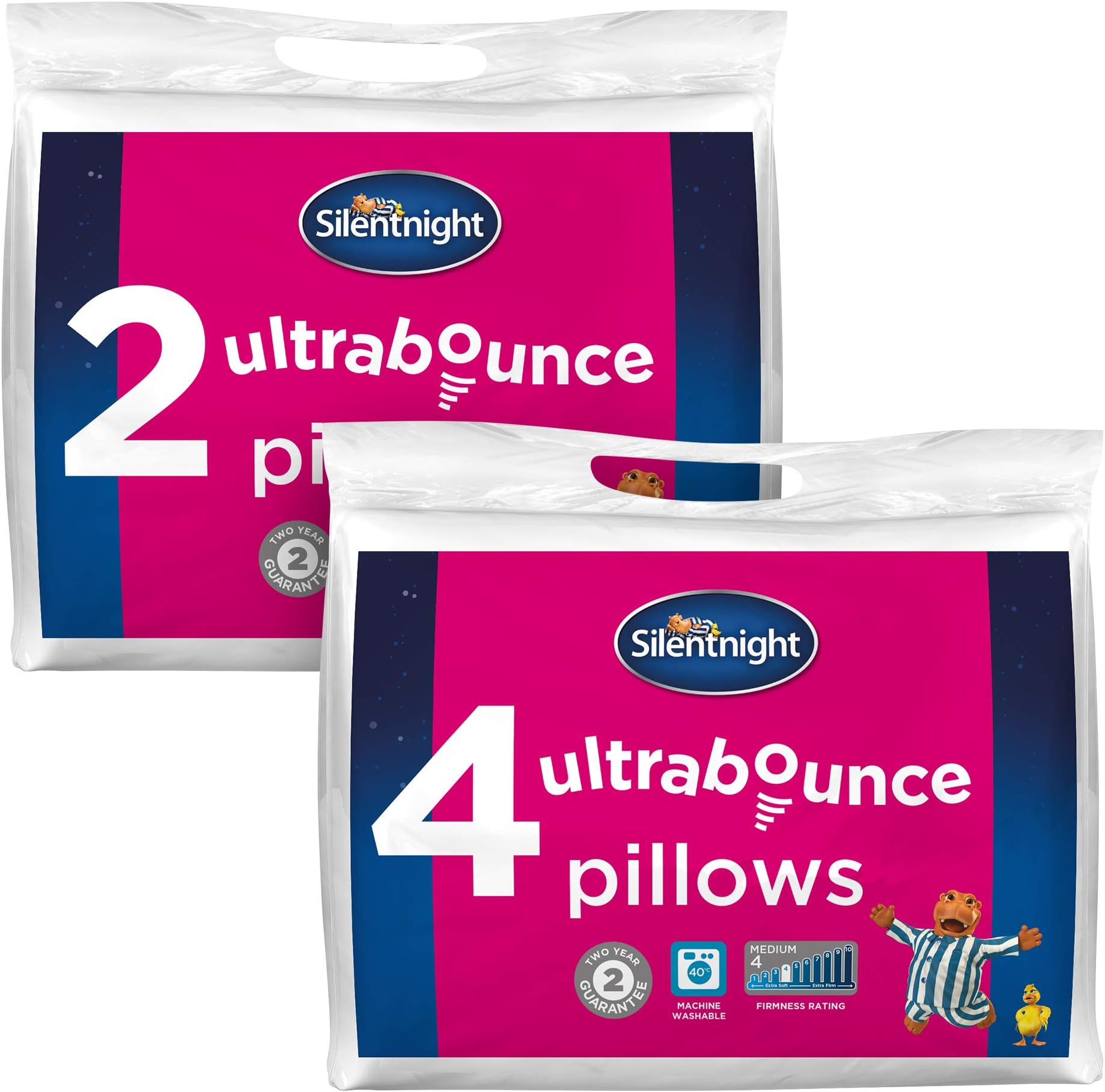 SilentnightUltrabounce Pillow, Six Pack