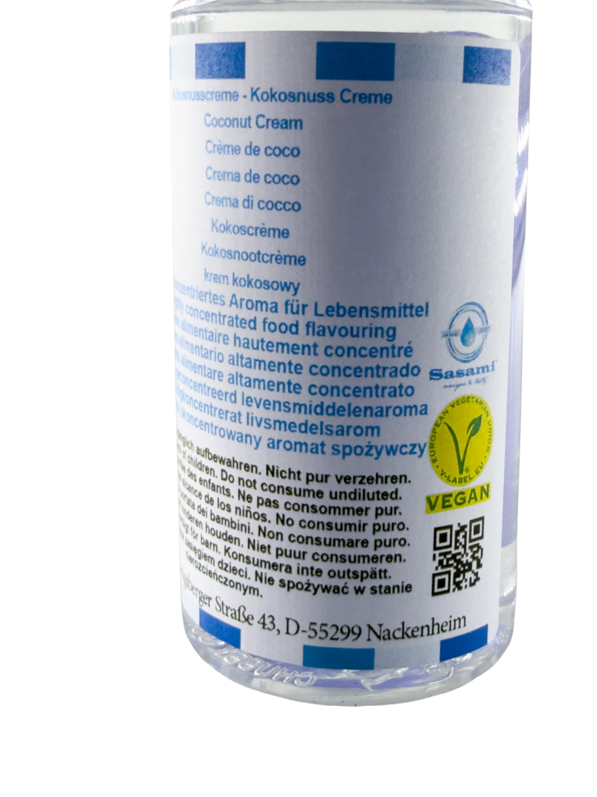 Coconut Cream - Coconut Cream Flavor Concentrate - Vegan - Sasami - 10ml — view 8