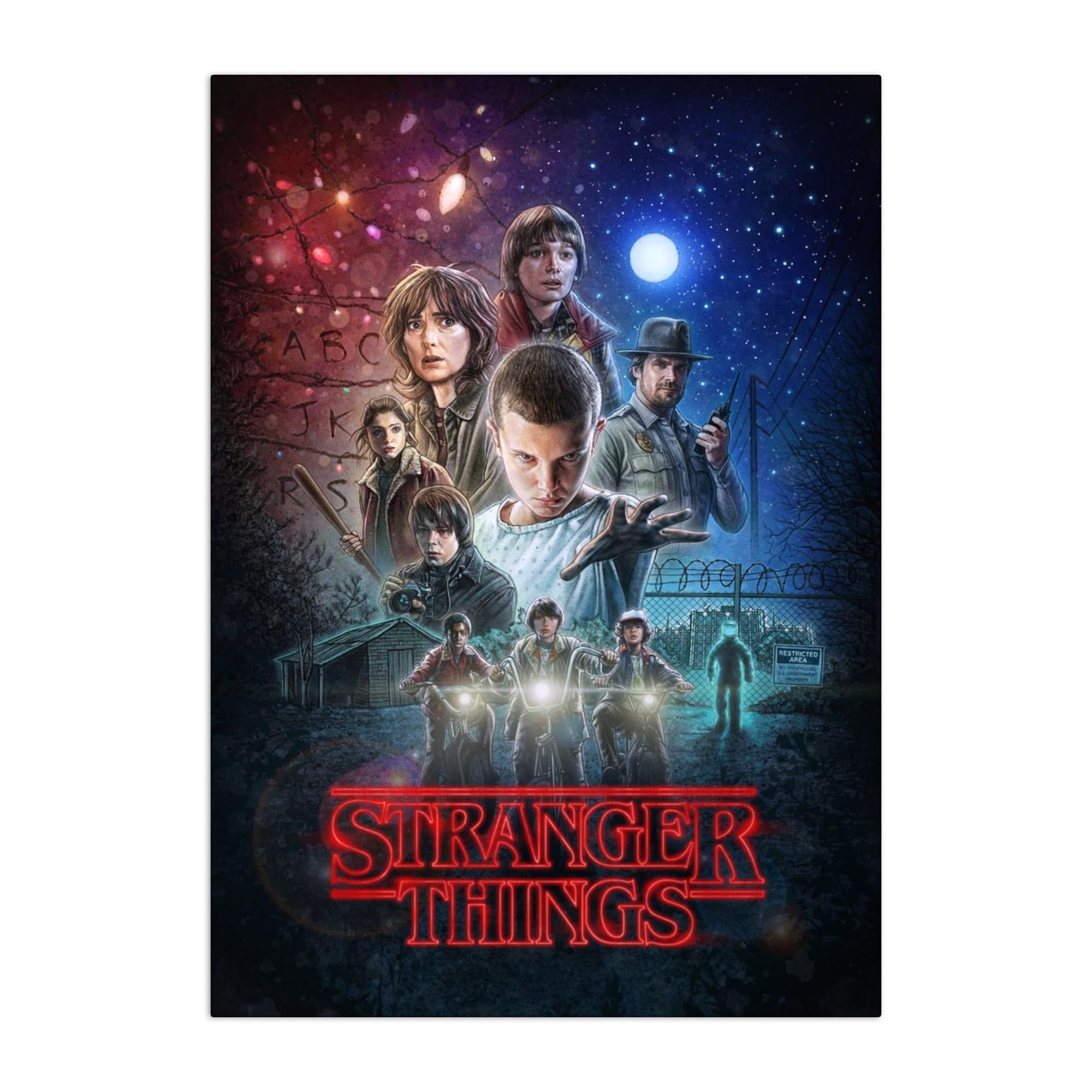 Poster Métallique Stranger Things pour Décorer sans Abîmer les Murs - 7