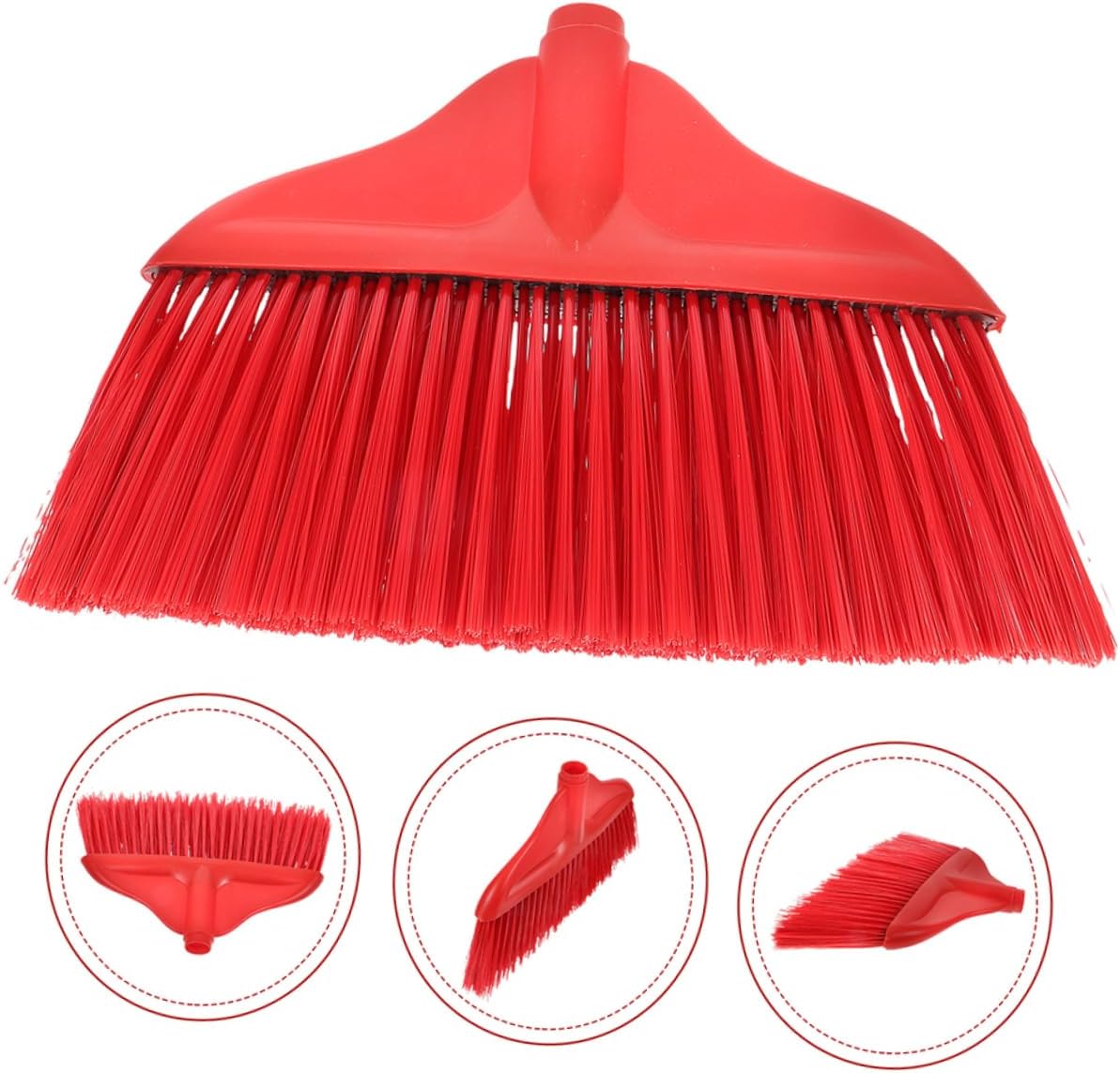 2pcs Kitchen Accessory Floor Broom Replacement Head Plastic Broom Part