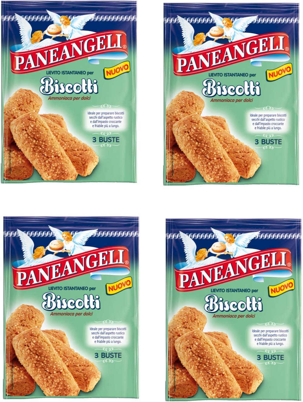 Paneangeliinstant Dry Yeast For Biscuits X 9g Pack