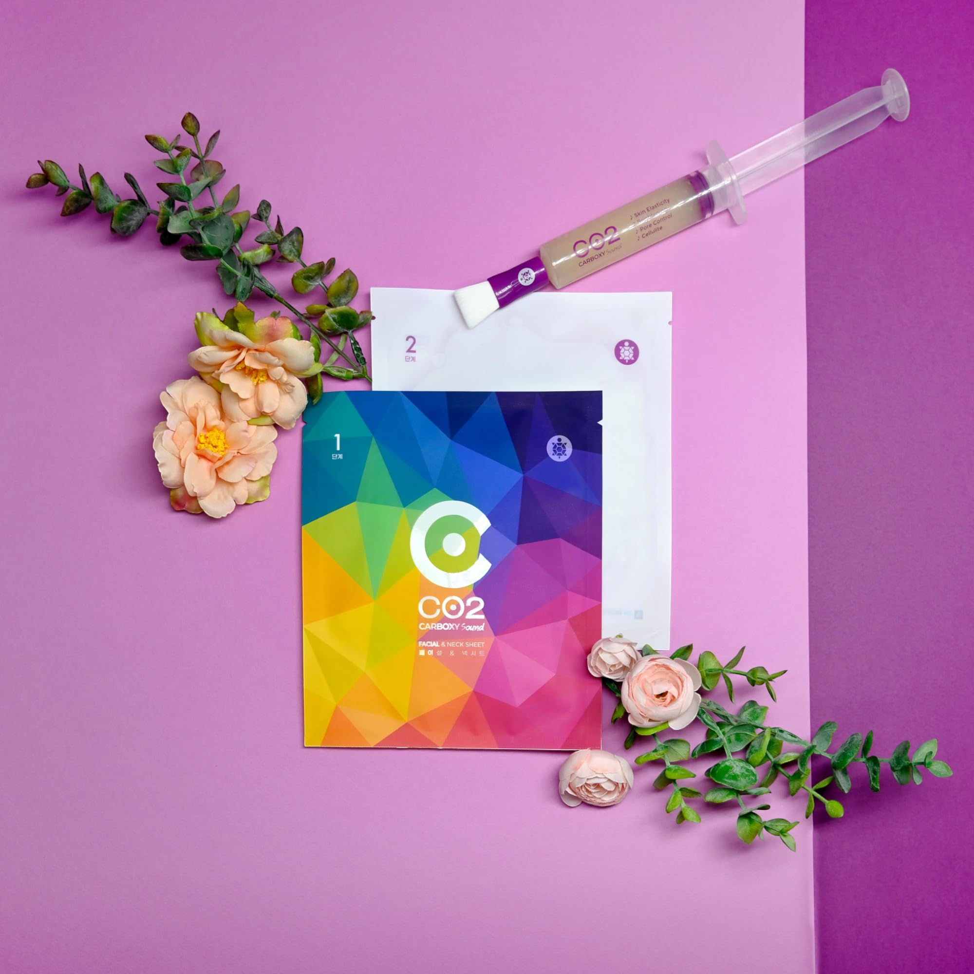 Amazon.com : Ribeskin CO2 Carboxy Sound Facial Kit 1‑Treatment - 3