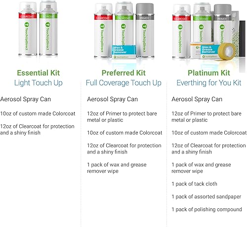 Miniatura 3 de TouchUpDirect PGV Gator - Aerosol de pintura de retoque compatible con Ram Exact Match - Kit esencial