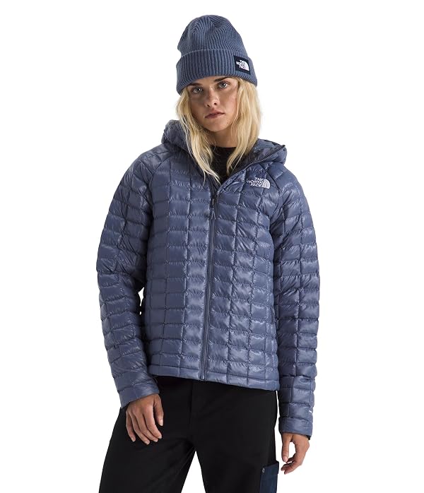 The North Face Women's Thermoball Hooded Jacket - High Loft Insulation, Wind & Water Resistant, Adjustable Hood, Twilight Galaxy, X-Small by The North Face - Used condition - US$133.76