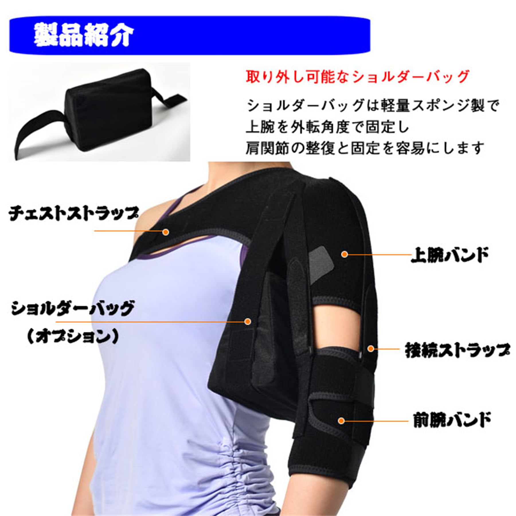 Amazon.co.jp: YHXSMAOY 肩サポーター 五十肩 肩 サポーター 脱臼 肩