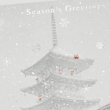 mototin　1204040クリスマス限定品 グリーティングカード クリスマス クリスマスマーケット