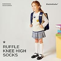 Vista 2 de Calcetines altos hasta la rodilla para niñas pequeñas