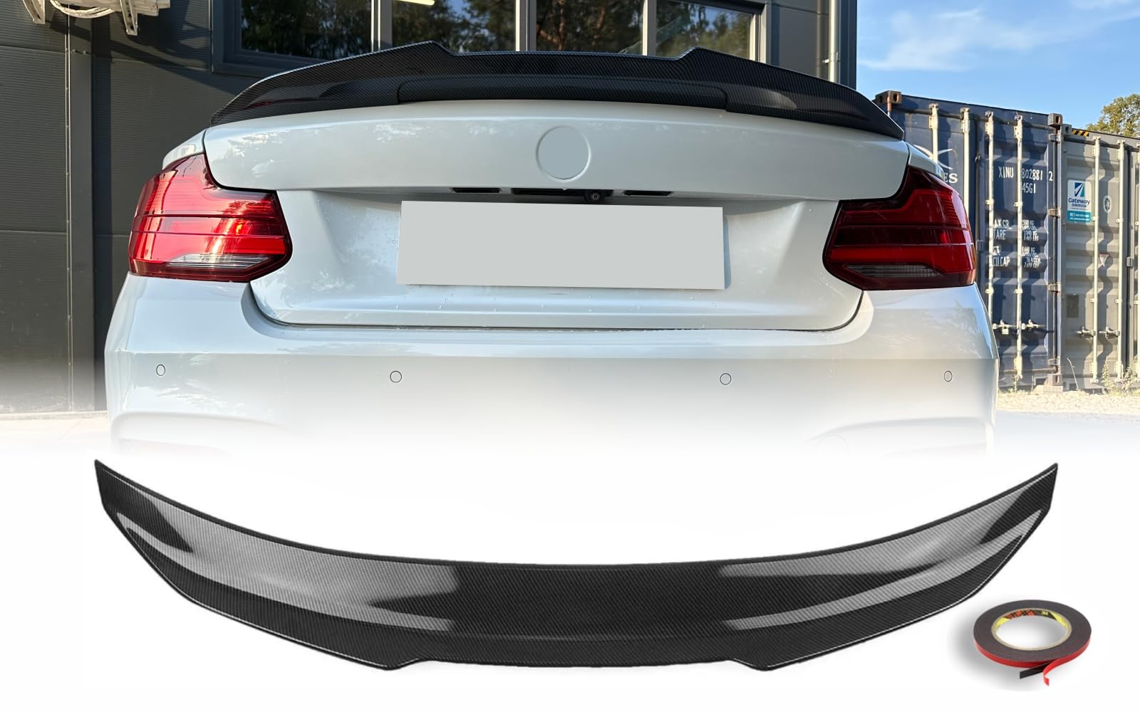 F22 Spoiler bagagliaio PSM Style Carbon per 2 pezzi 2014-2021 M Tuning Coupe 2 porte 218i 220i 230i 240i m240i 218d 220d 230d 240d ABS plastica