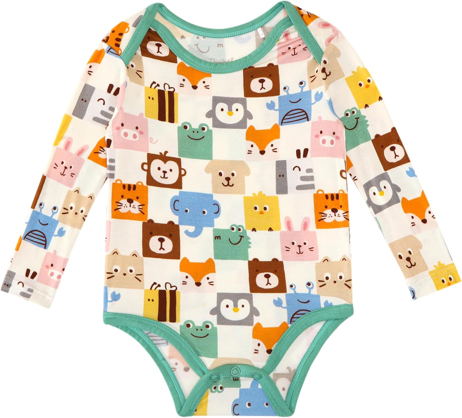 Baby Viscose from Bamboo Bodysuit for Boys Girls Long Sleeve Romper Soft Outfits for Infant One-Piece Cute Clothes