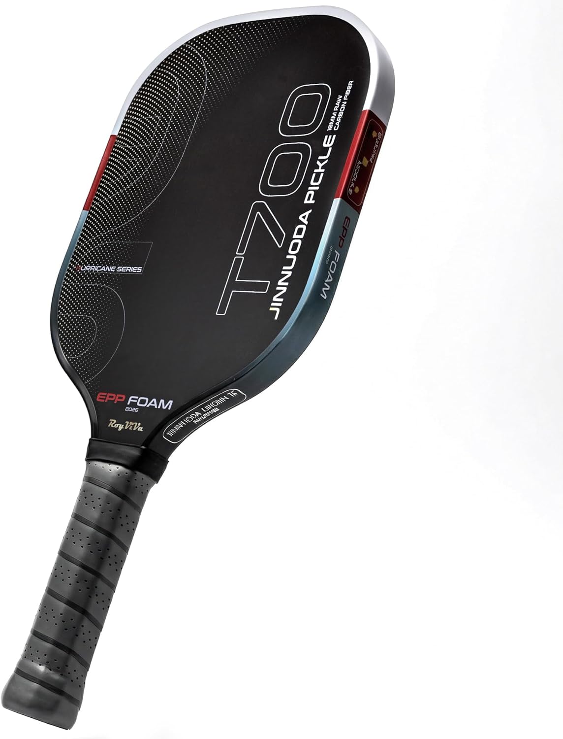 Pickleball Paddle with T700 Raw Carbon Fiber, 16mm Upgraded EPP Foam Core, Torque-Boost Weighting System & Elasticity Enhancement Design