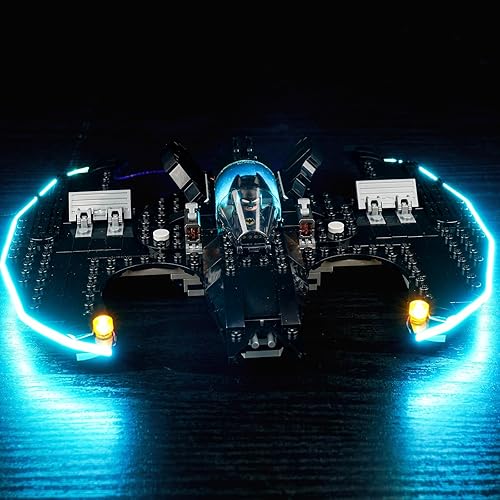 Miniatura 5 de VONADO Kit de luces LED compatible con Lego Batwing Batman vs. The Joker 76265, accesorios de iluminación creativa compatibles con Lego 76265 para
