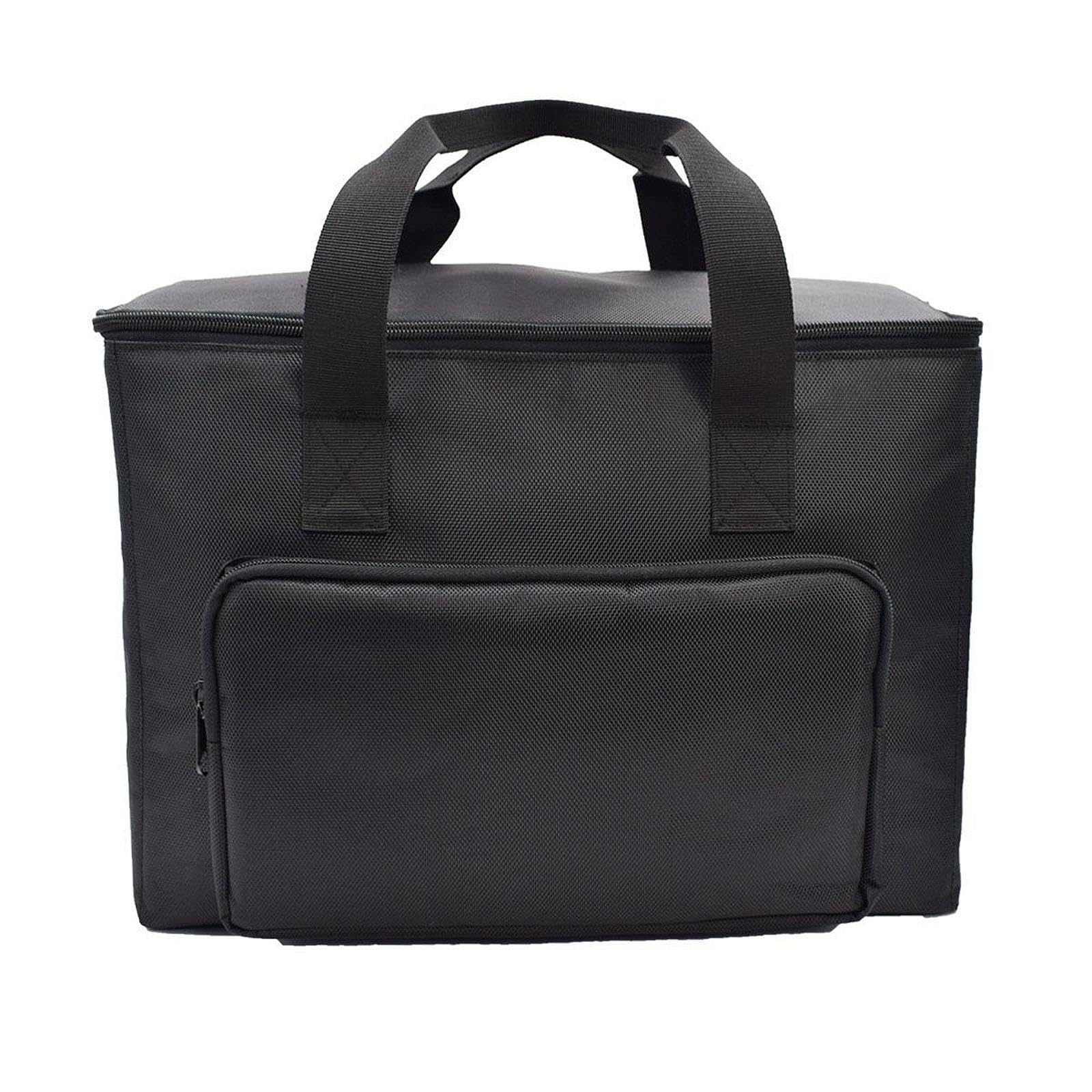 Desktop Computer Host Tasche Aus Robustem Oxfordstoff Tragetasche für PC Gehäuse Und Gepolsterte Aufbewahrung mit Fronttasche für Arbeit Studi, 46x20x42cm