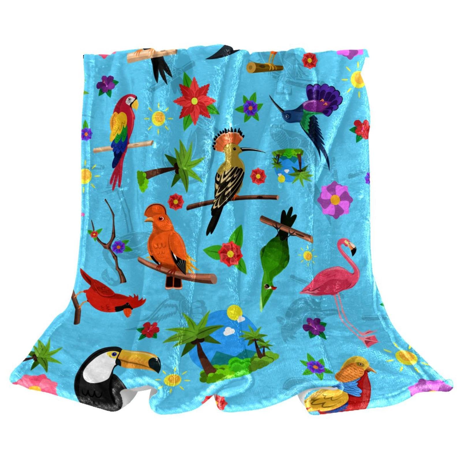 Plaid doux flamant rose pour des instants cocooning mémorables en famille