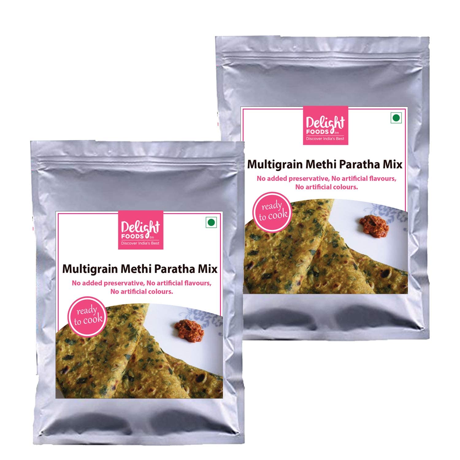 Multigrain Methi Paratha Mix pour un petit-déjeuner indien sain